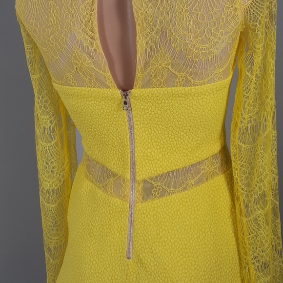 Three Floor  Yellow dress - Picture 6 of 8